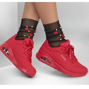 Sketchers Los Angeles Women's UNO - Stand on Air RED  Sz. 7.5 wide